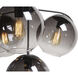 Kamara LED 24.75 inch Black Chandelier Ceiling Light